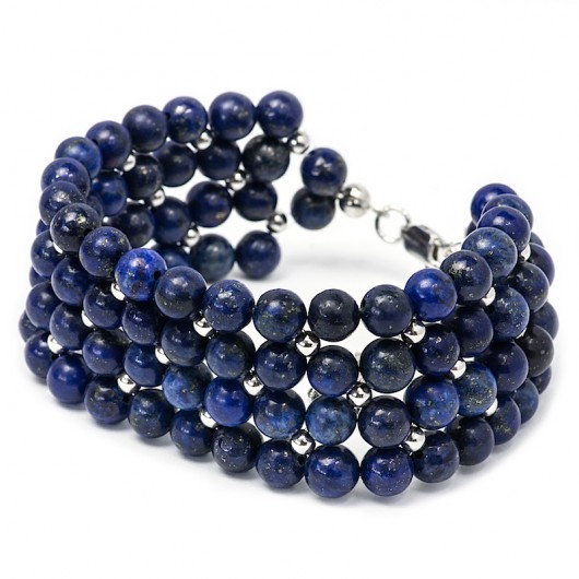 Bransoletka - lapis lazuli /1395/ MYNESS