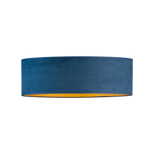plafony Duży plafon sufitowy do sypialni z welurowym abażurem 60 cm DUBAJ VELUR
