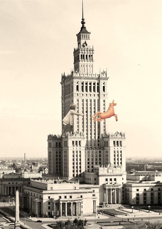 Follow  - Kolaż A4 - plakat - wydruk Magda Rzeźniczak
