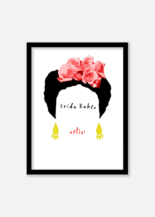 Frida Portrait Plakat GAU Home