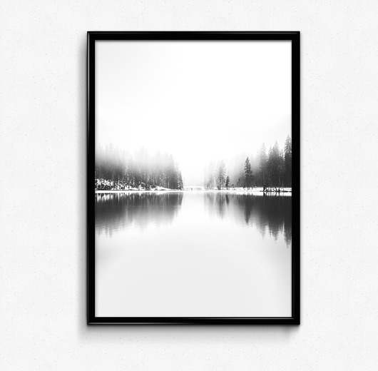 Jezioro plakat Bury Lis