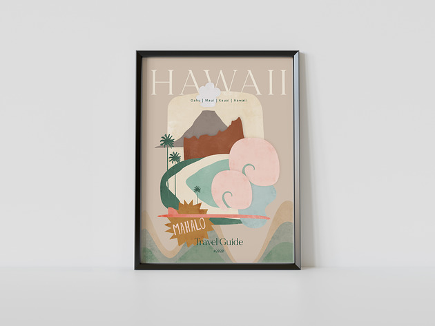 plakaty Plakat Hawaii Travel Guide 40x50