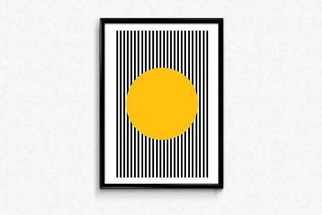 plakaty Modern sun plakat  50x70 cm / A3 / A4