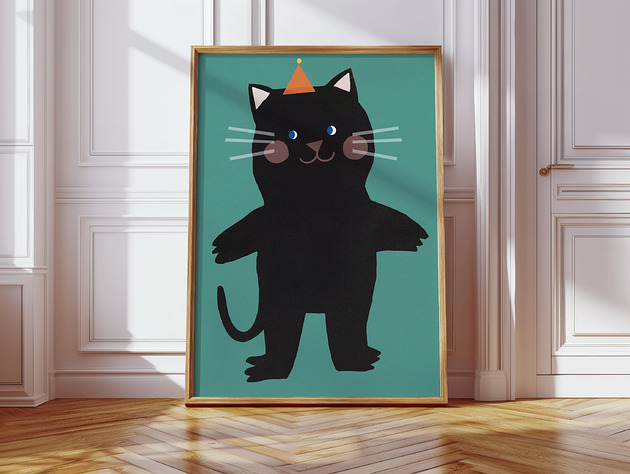 plakaty Plakat Mały kot