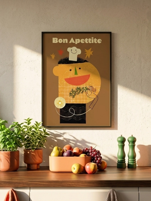 plakaty Plakat mały maestro gotuje 30x40