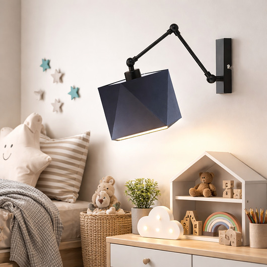 lampy do pokoju dziecka Kinkiet z wysięgnikiem do pokoju dziecka AMARILLO KIDS