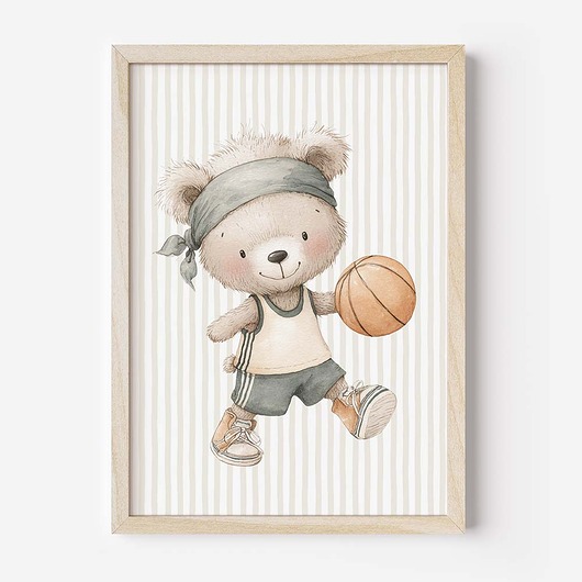 obrazy i plakaty do pokoju dziecięcego Plakat Na Ścianę Dla Dzieci Sport nr. 11