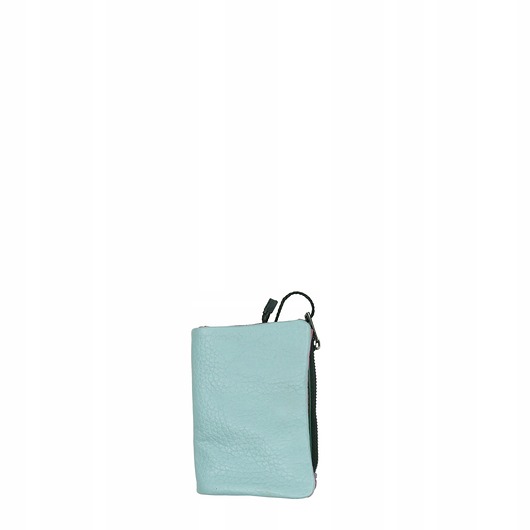 portfele damskie Portfel damski mały skórzany na prezent miejsce na banknoty monety OLIVKA