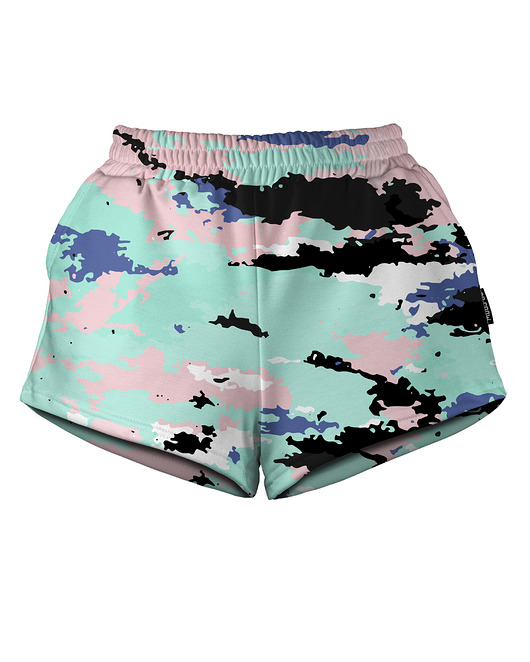 szorty damskie Shorty Spodenki Damskie DR.CROW Camo Light