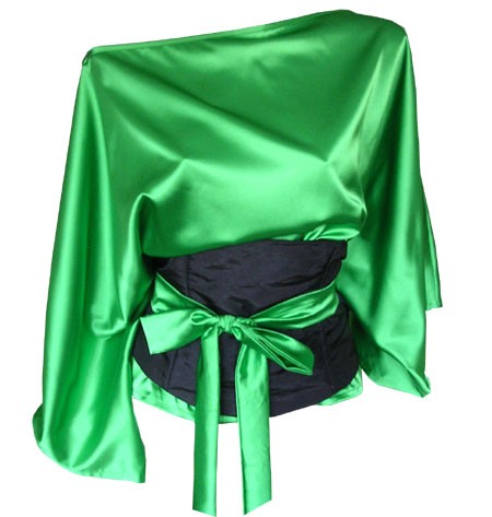 Glam :: Green + gorset :: rozm.  40 na zamówieni milita nikonorov