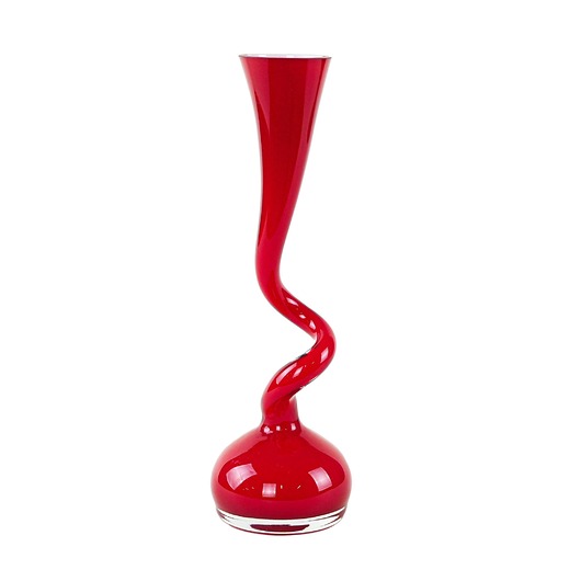 wazony Wazon czerwony, Swing Vase,  Normann Copenhagen, B.Bonnesen