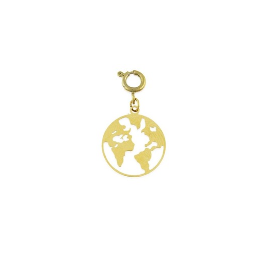 biżuteria różna Zawieszka mapa świata