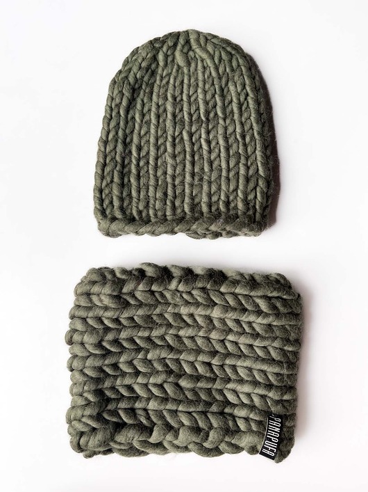 tuby i kominy Komin 100% organiczna wełna merino