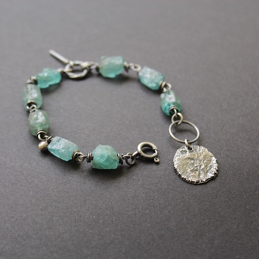 bransoletki z kamieni naturalnych Bransoletka Lodowiec II