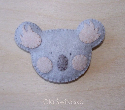 KOALA - broszka z serii HUG ATTACK! OlivonOli