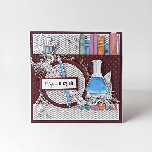 kartki scrapbooking Kartka Okolicznościowa: Dzień Nauczyciela