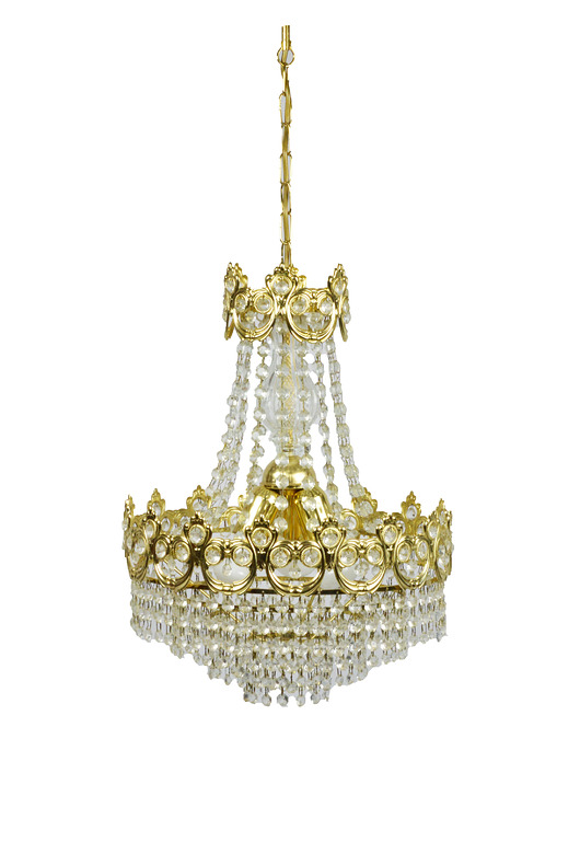 lampy wiszące Żyrandol Massive, lata 70