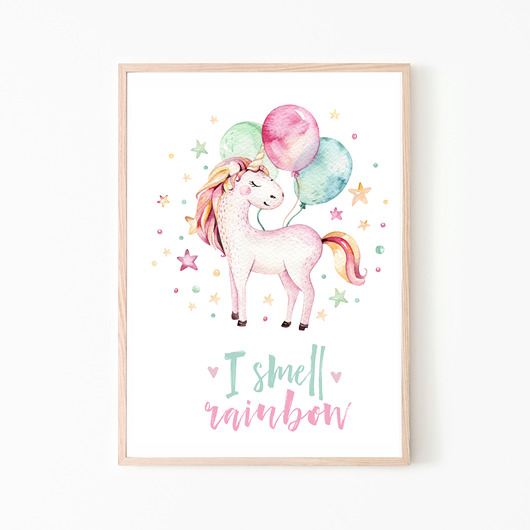 PLAKAT,OBRAZEK Unicorn jednorożec Nr.4 Dekoracjan