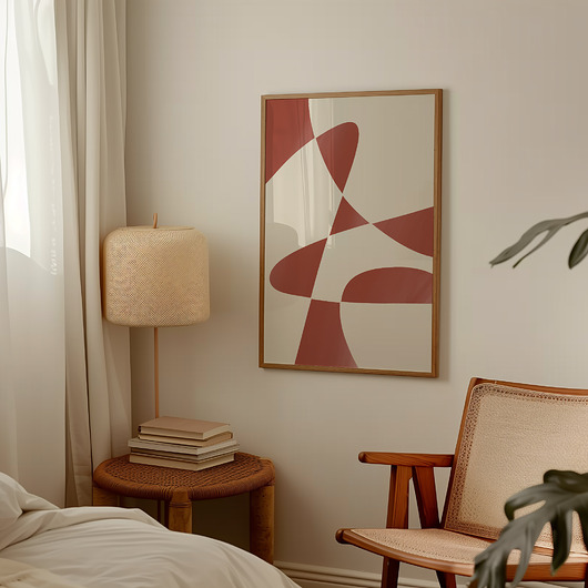 plakaty Plakat Red abstract no.2