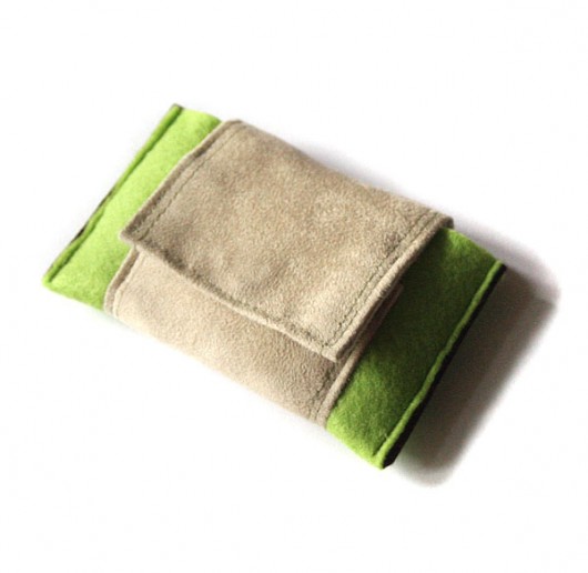 etui - light green&brown&light beige - elfagado