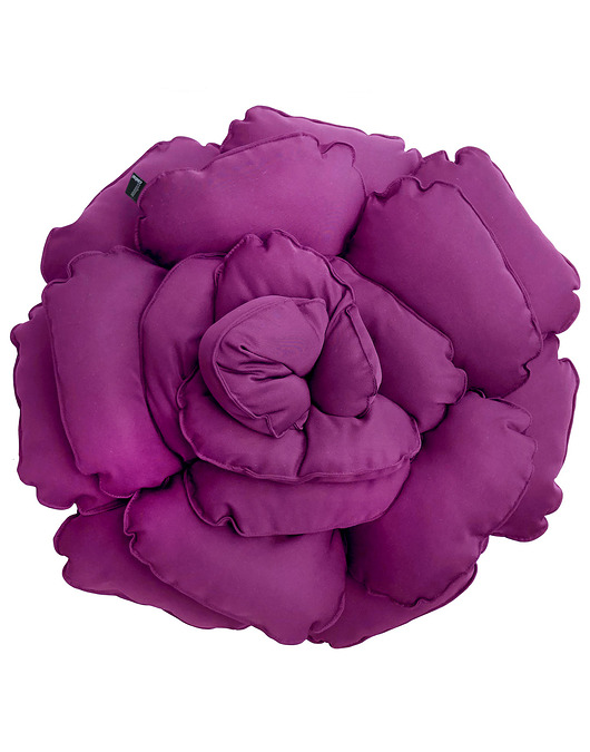 poduszka kwiat Roxanne FIOLETOWA 55 cm colour contrast