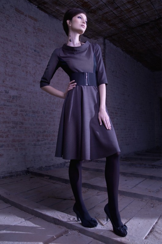Dress with circular down 38 WYPRZEDAŻ! Kasia Zapała