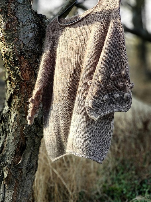 swetry damskie  Bubbles in beige/ sweter