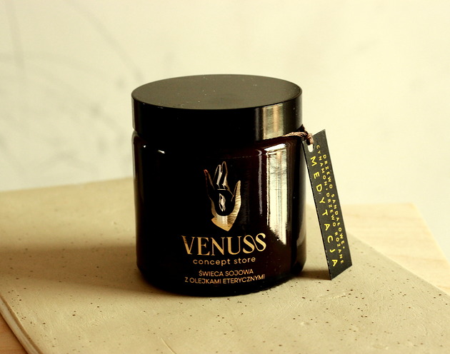 świeczniki i świece Świeca sojowa MEDYTACJA z olejkami eterycznymi