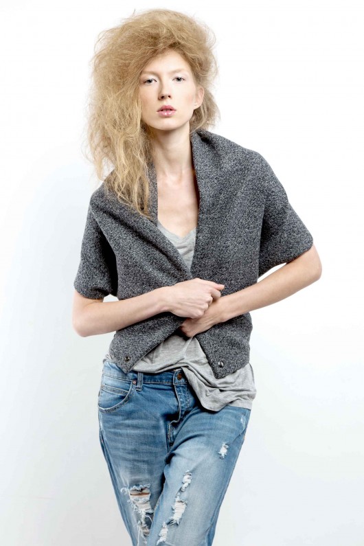 Szal Komin Tuba Etola Kamizelka Tweed JEANS CADOaccessories