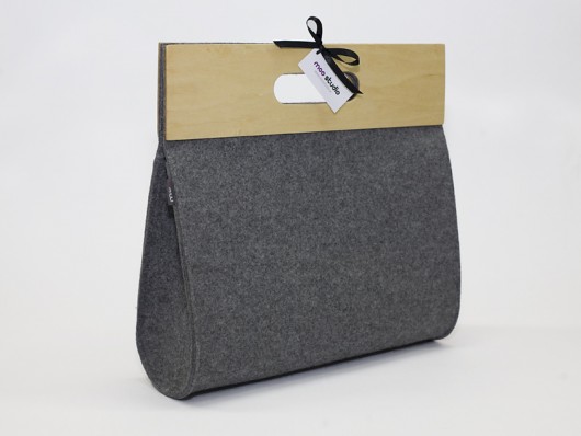 Big felt bag Gray  moo studio