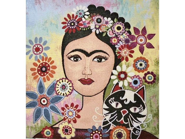 poduszki z grafiką Poduszka ozdobna FRIDA KAHLO
