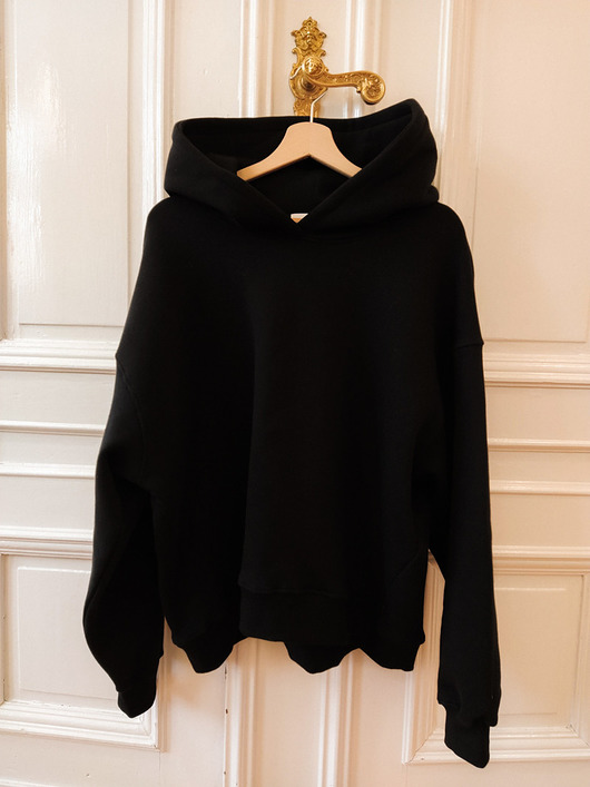 bluza z kapturem damska Czarna bluza SOHO z kapturem