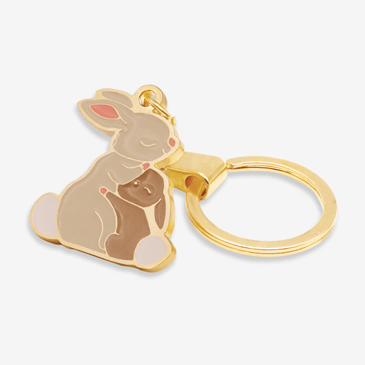 breloki dla niego Brelok "Królicza miłość"