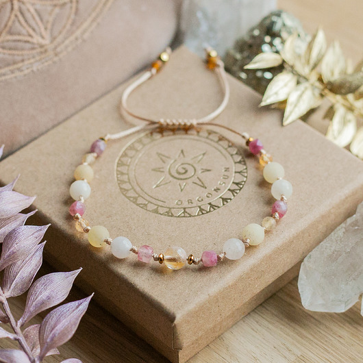 bransoletki na sznurku Bransoletka Waga Zodiakalna Zodiak Dla Wagi Prezent Kamienie