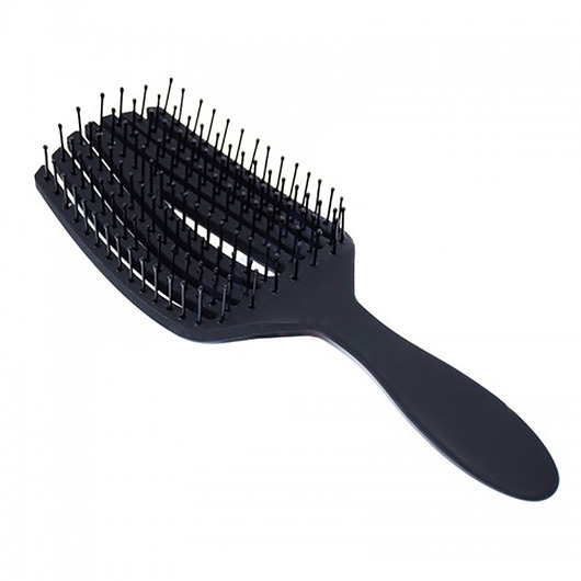 akcesoria dla niej Szczotka do włosów Paddle Brush z otworami Profilowana Czarna