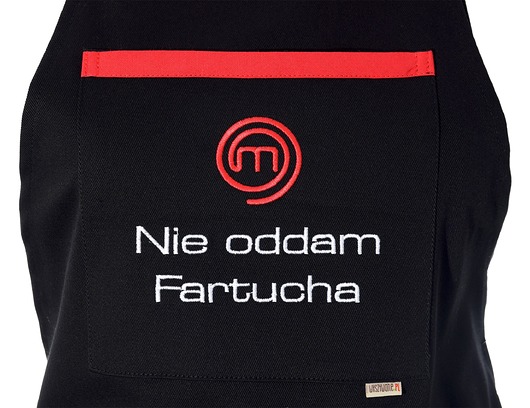 fartuchy kuchenne Fartuch Kuchenny CZARNY bawełniany haftowany Nie oddam fartucha! PREZENT