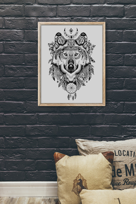 Plakat Wilk azt ONE MUG A DAY