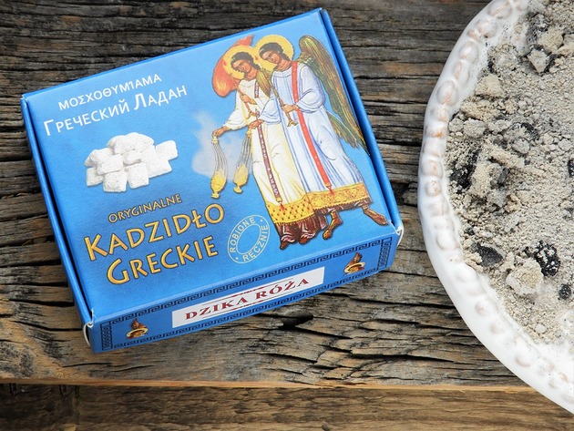 Kadzidło greckie 50g zapach dzika róża KARiTEe