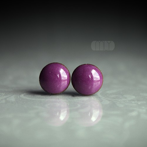 kolczyki ceramiczne Mini Grap 6mm/stal chirurgiczna/