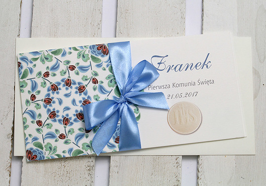 zaproszenia komunijne - ornament Studio Mini Forma