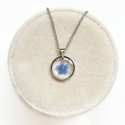 naszyjniki - inne Naszyjnik z niezapominajką