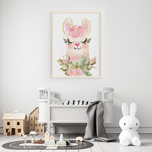urocza Lama - plakat HOG STUDIO