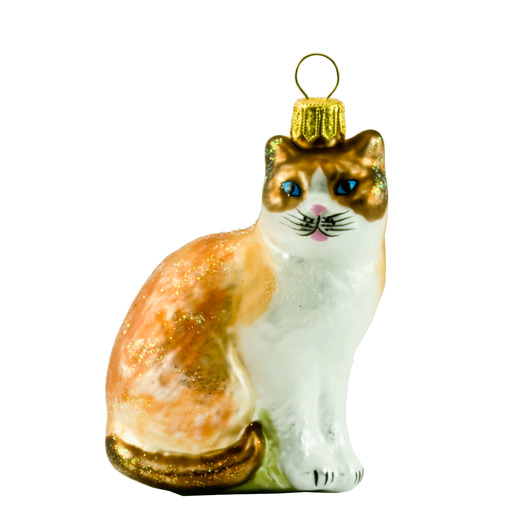 Bombka Kot z Brązowymi Uszami baubles