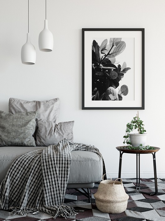 Plakat skandynawski botaniczny Eukaliptus myscandi