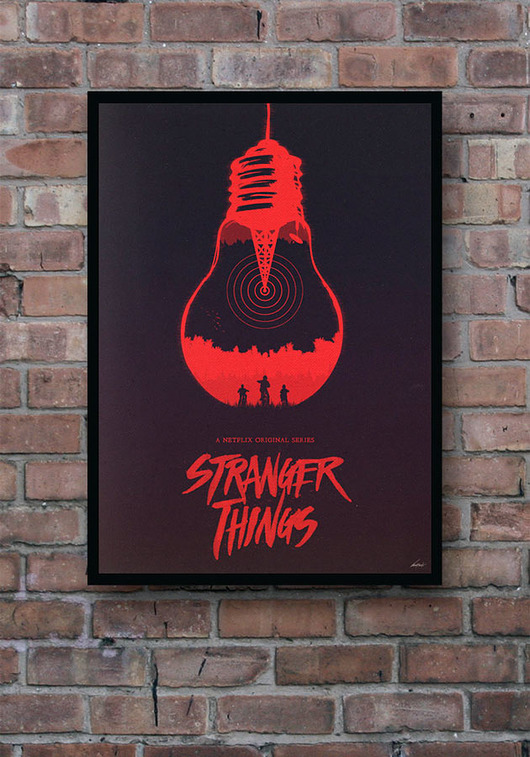 Plakat Stranger Things  minimalmill