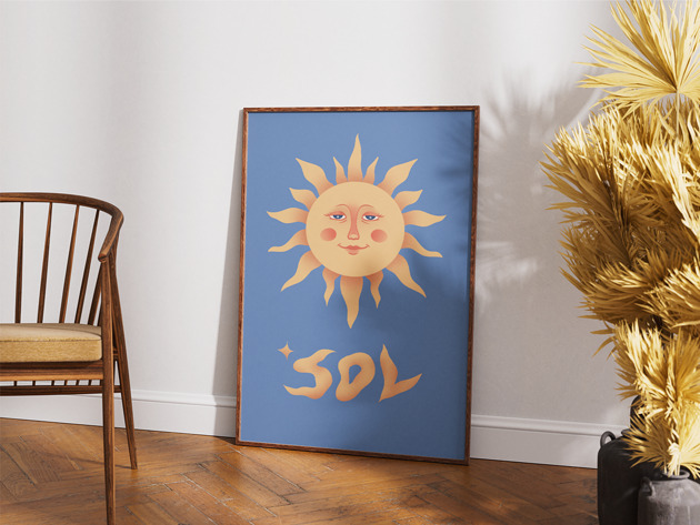 plakaty Plakat SOL Słońce