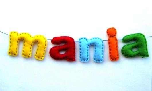 Literki z filcu - Mania locoloro