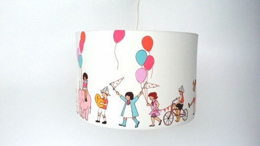 Lampa Lampka Abażur Klosz Dzieci na Paradzie made by mama