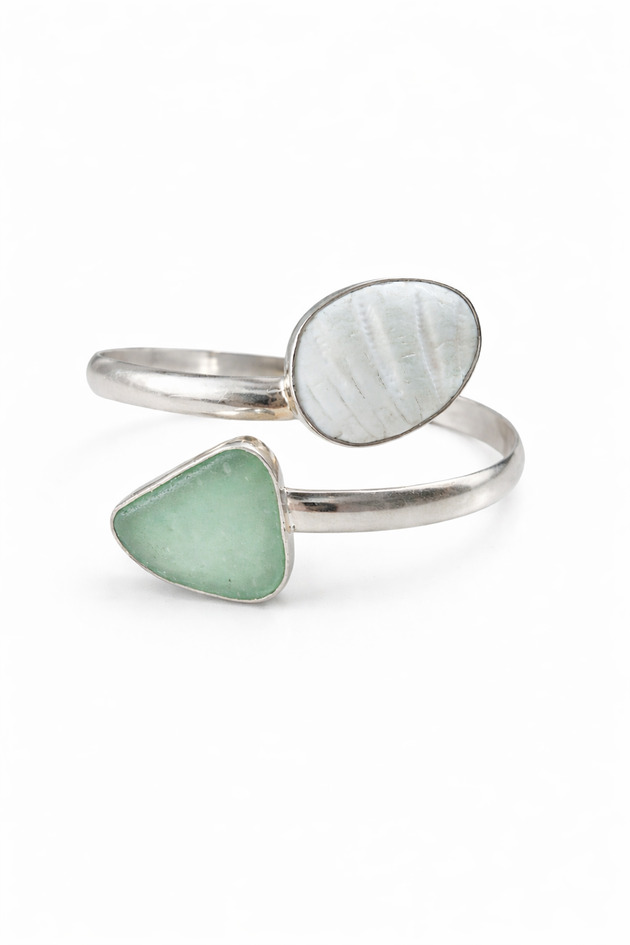 bransoletki srebrne Open Bracelet Doubletrouble Silver 925