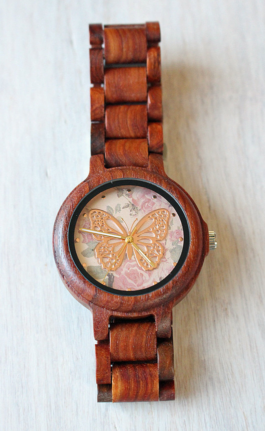 Damski drewniany zegarek seria FULL WOOD EkoCraft